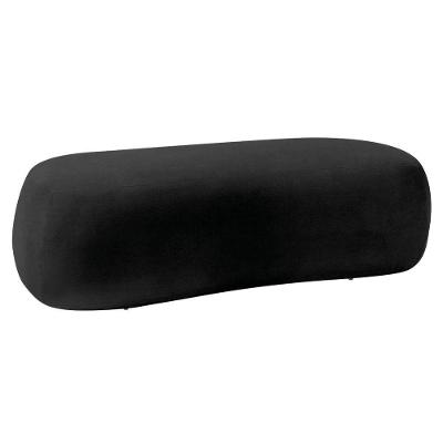Puff Decorativo Itália 180cm Sala Escritorio Luxo Linho Cor