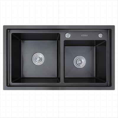 Cuba Gourmet Pisa Para Cozinha Com Acessórios 78x45 Inox 304 Preto Vonu