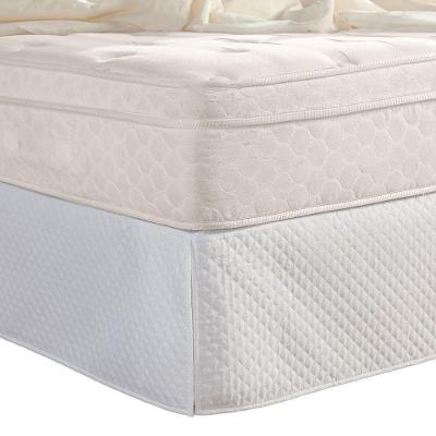 Saia Para Box De Colchão Solteiro 1 Peça Matelada 100% Poliéster - Branco