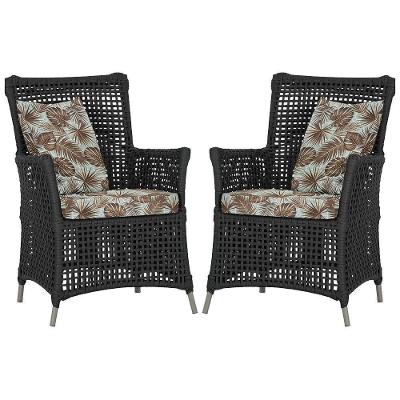 Poltronas Igapó Alumínio Pintura Fendi Corda Náutica E6 Preto