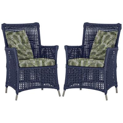 Poltronas Igapó Alumínio Pintura Fendi Corda Náutica E5 Azul
