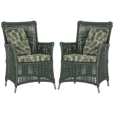 Poltronas Igapó Alumínio Pintura Fendi Corda Náutica E5 Verde