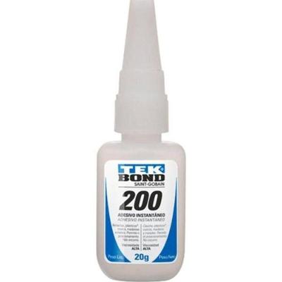 Adesivo Instantâneo 200 20g Tekbond - Cx - 10