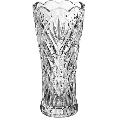 Vaso Decorativo Enfeite Casa Floreiro Home&co Vidro 24x11x11cm Transparente