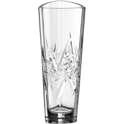 Vaso Decorativo Enfeite Casa Triangular Home&co Eco Crystal 17x6x6cm Transparente
