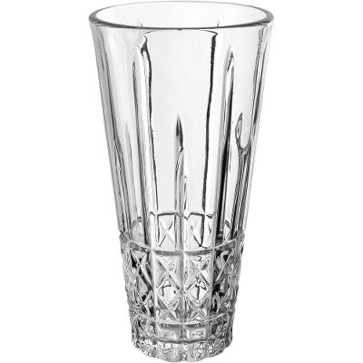 Vaso Decorativo Enfeite Casa Redondo Home&co Eco Crystal 29x15x15cm Transparente