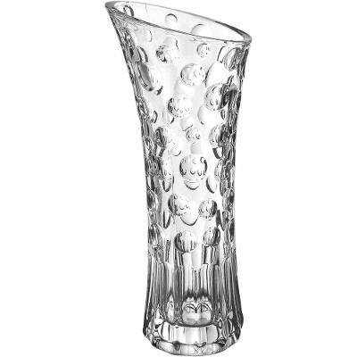 Vaso Decorativo Enfeite Casa Floreiro Home&co Vidro 29x12x12cm Transparente