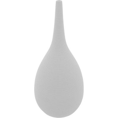Vaso Decorativo Enfeite Casa Cerâmica 15x15x15cm Branco