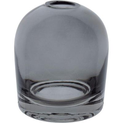 Vaso Decorativo Enfeite Casa Home&co Vidro 10x8x8cm Cinza