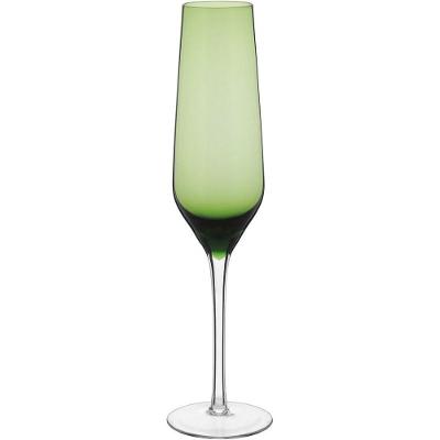 Jogo 2 Taças Champanhe Home&co Ballet Vidro 195ml 26x7x7cm Verde