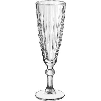 Jogo 6 Taças Champanhe Home&co Eco Crystal 260ml 21x6x6cm Transparente