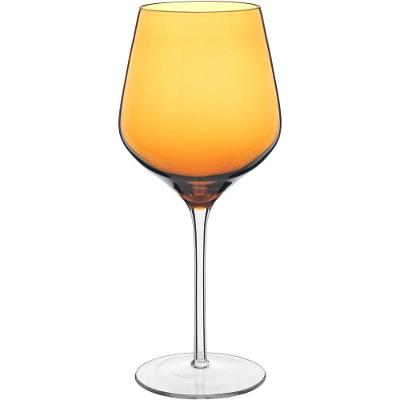 Jogo 2 Taças água Vinho Home&co Ballet Vidro 540ml 23x10x10cm âmbar