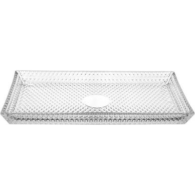 Prato Para Servir Retangular Home&co Vidro 3x33x18cm Transparente