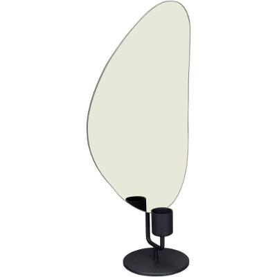 Castiçal Decorativo Porta Vela Home&co Metal 31x15x8cm Dourado