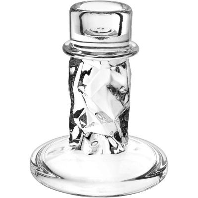 Castiçal Porta Vela Home&co Vidro 9x8x8cm Transparente