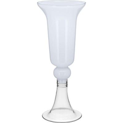 Vaso Vidro 40x16x16cm Branco