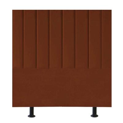 Cabeceira Estofada De Cama Casal Box 140 Cm Maya Veludo E Frame terracota