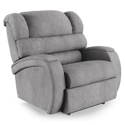 Poltrona Do Papai Reclinável Kalie Power Touch Massagem Fh9 Linho Cinza - Mpozenato