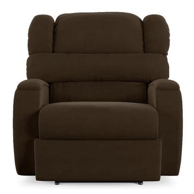 Poltrona Do Papai Reclinável Kalie Power Touch Fh9 Veludo Marrom - Mpozenato