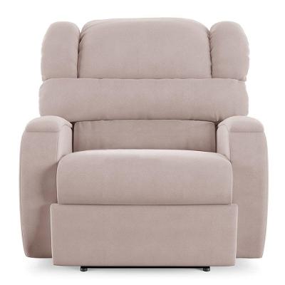 Poltrona Do Papai Reclinável Kalie Power Touch Fh9 Veludo Rosê - Mpozenato