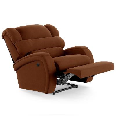 Poltrona Do Papai Reclinável Kalie Power Elétrica Fh9 Veludo Terracota - Mpozenato