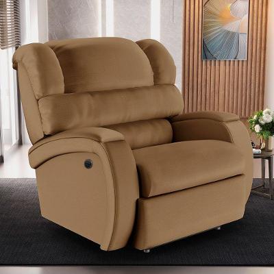 Poltrona Do Papai Reclinável Kalie Power Elétrica Fh9 Pu Caramelo - Mpozenato