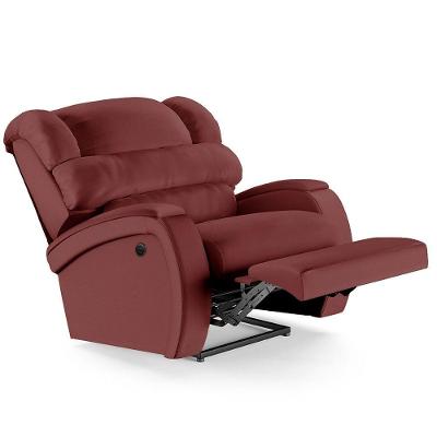 Poltrona Do Papai Reclinável Kalie Power Elétrica Massagem Fh9 Pu Vermelho - Mpozenato