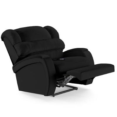 Poltrona Do Papai Reclinável Kalie Controle Power Elétrico Fh9 Pu Preto - Mpozenato