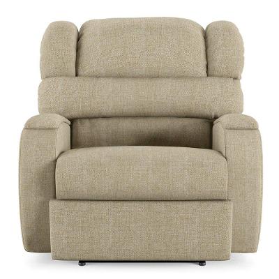 Poltrona Do Papai Reclinável Kalie Power Touch Massagem Fh9 Linho Bege - Mpozenato