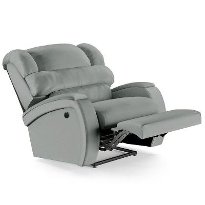 Poltrona Do Papai Reclinável Kalie Power Elétrica Massagem Fh9 Pu Cinza - Mpozenato