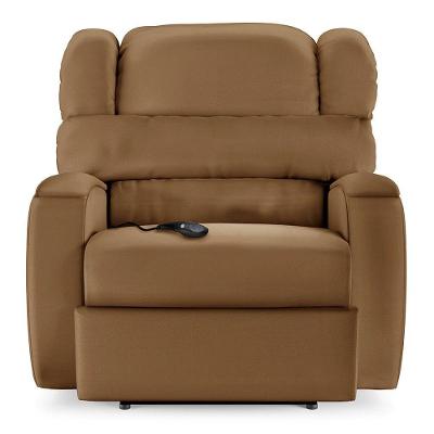Poltrona Do Papai Reclinável Kalie Controle Power Elétrico Usb Fh9 Pu Caramelo - Mpozenato