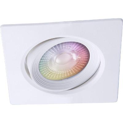 Spot Quadrado De Embutir Tramontina Smart Led 350 Lm 5 W Com 16 Milhões