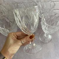 Jogo 12 Taças De Vidro Diamond Diamante Transparente 300ml água Class Home - 2