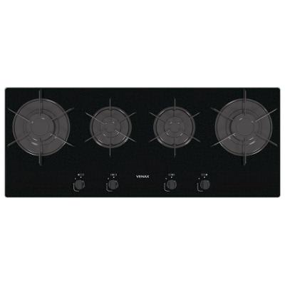 Cooktop Linear Venax Arena 4 Bocas Preto Bivolt