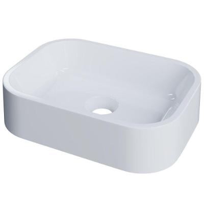 Cuba De Apoio Retangular Para Banheiro Lavabo C01 Br37w Branco - Lyam