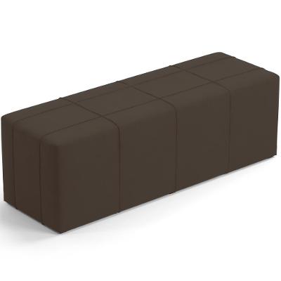 Puff Decorativo Living Sala De Estar 160 Cm Roma W01 Suede Marrom - Lyam