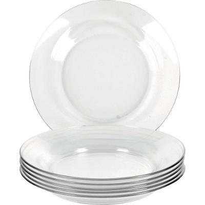 Conjunto De Pratos Fundo Astral Duralex Vidro - Nadir