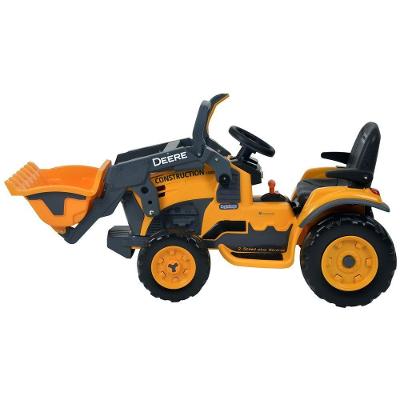 Mini Trator Infantil Elétrico Peg-Pérego Deere Construction Loader 12V - Laranja
