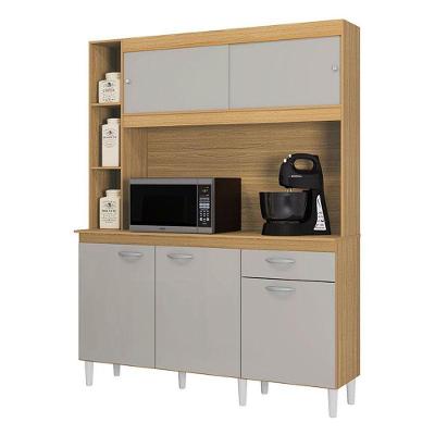 Cozinha Kit Duda 140 Cm Damasco Off White - Poquema