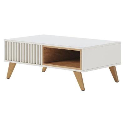 Mesa De Centro Jeri Off White Freijó - Colibri