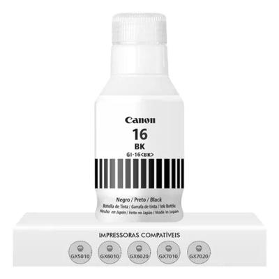 Tinta Canon Gi-16c Gi16c Preto|mega Tank Gx6010 Gx7010 Gx5010 | Original 132ml
