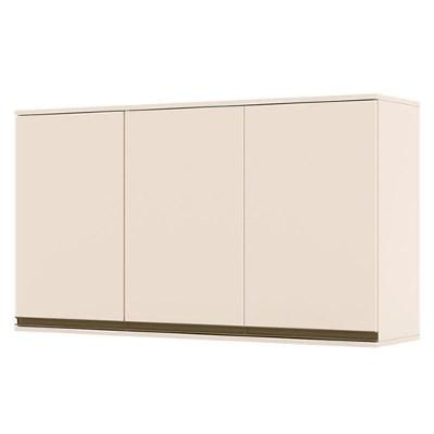 Armário Aéreo 3 Portas 120 Cm évelin Off White - Henn