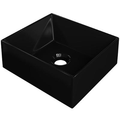 Cuba De Apoio Retangular Lavabo C01 Rt30w Preto - Lyam
