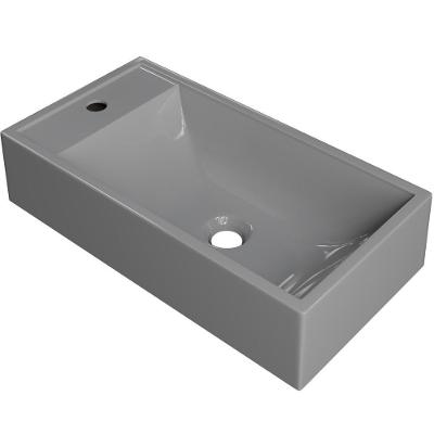 Cuba De Apoio Retangular Lavabo Roma C01 Rl545w Cinza - Lyam