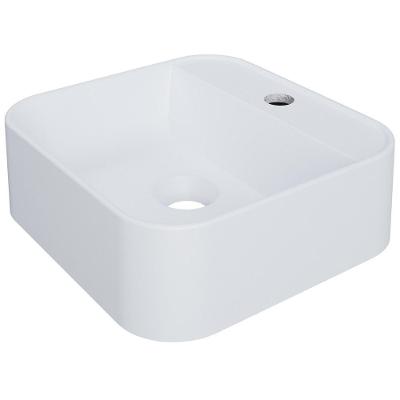 Cuba De Apoio Quadrada Lavabo C01 Qa31w Branco Matte Fosca - Lyam