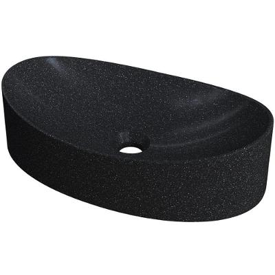 Cuba De Apoio Canoa Lavabo C01 Bc47w Preto Granit - Lyam