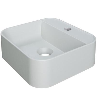 Cuba De Apoio Quadrada Lavabo C01 Qa31w Cinza Matte Fosca - Lyam