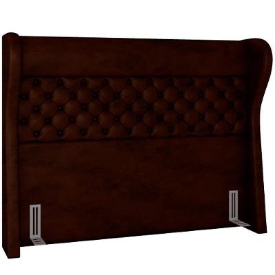 Cabeceira Cama Box Casal 140cm P05 Madrid Couríssimo Marrom