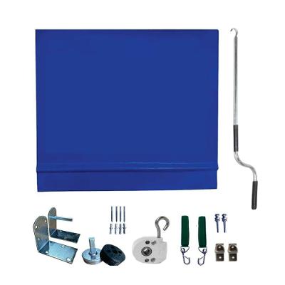 Toldo Cortina Azul - 3,20m X 1,80m - Kit Completo