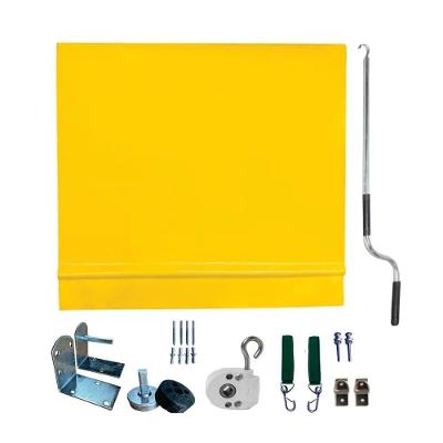 Toldo Cortina Amarelo - 2,20m X 1,60m - Kit Completo